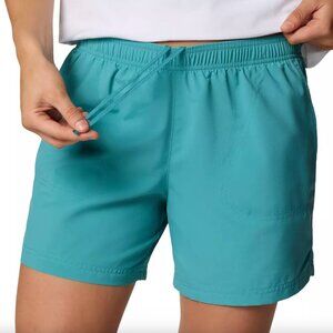 Columbia Women's Sandy River™ Shorts II, Teal, Medium, NWT, 5" Inseam